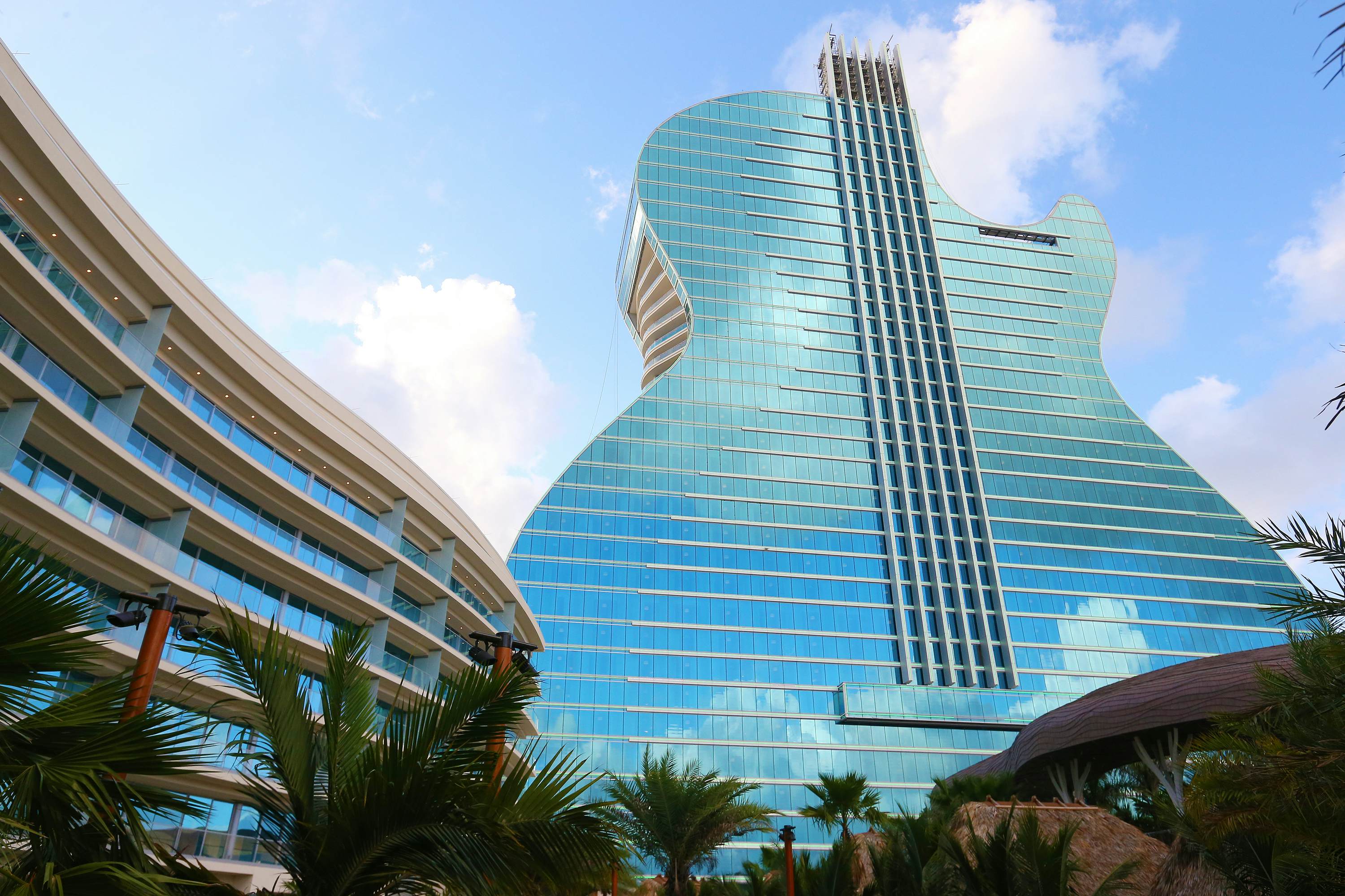 Inside The New Guitar-shaped Hard Rock Hotel Building In Florida